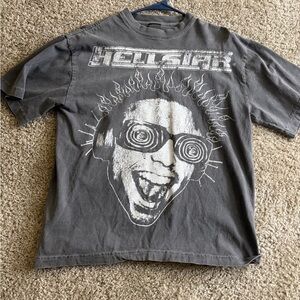 Gray hellstar Graphic T-Shirt